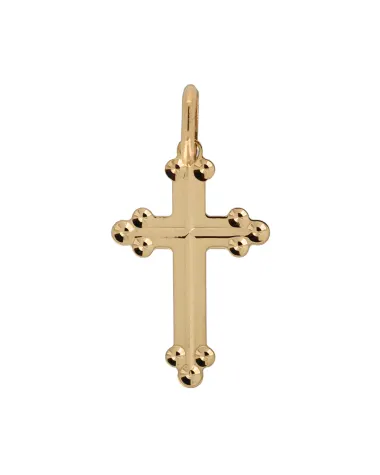 18CT Y/G CRUCIFIX 511